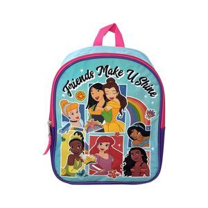 New Disney Princesses Backpack 11" Ariel Tiana Belle Mulan Cinderella